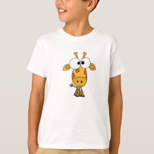 För girafftecknad för annons rolig skjorta tee shirt