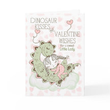 för Girls Dinosaur Kisses Stegosaurus Valentine