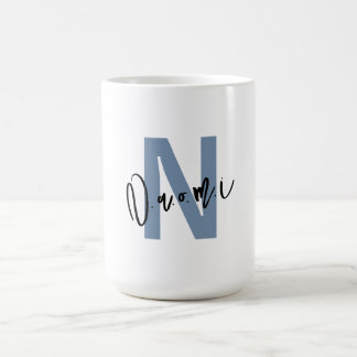 For Girls – Unique Custom N Mug with Name Naomi Kaffemugg