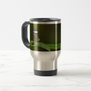 För Glasswing "på för en klar dag" design fjäril Resemugg