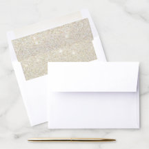 För glitterkuvert för vit guld- Fab eyeliner