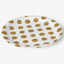 För glitterpolka dots för Faux guld- mönster på
