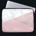 För glittervit för elegant flickaktigt rosa guld-<br><div class="desc">Färgar rosa guld- glitter för snyggt och för elegant geometrisk faux,  vitmarmor och rosor kvarteret.</div>