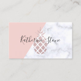 För glittervit för elegant rosa guld- rosor för visitkort