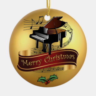 ~ "för god jul" för ~ för musikalisk ~ för rul julgransprydnad keramik