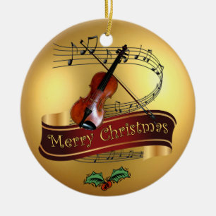 ~ för god jul för ~ för musikalisk ~ för rulla julgransprydnad keramik