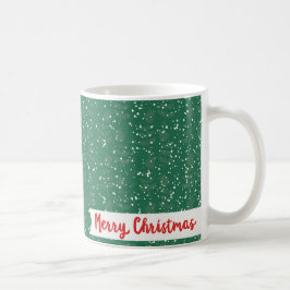 För god julkaffe för Folk jultomten snöig mugg