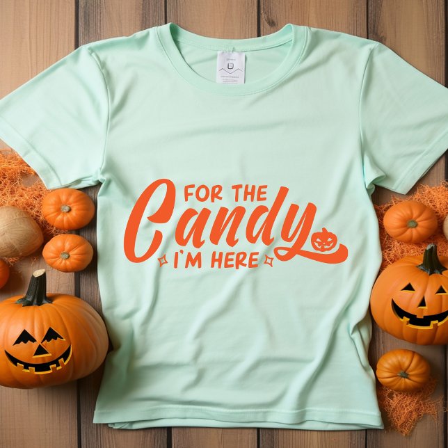 För godiset är jag här Halloween T-Shirt (Skapare uppladdad)