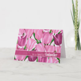 För Godmor på Mors dag Tulips Painting Kort