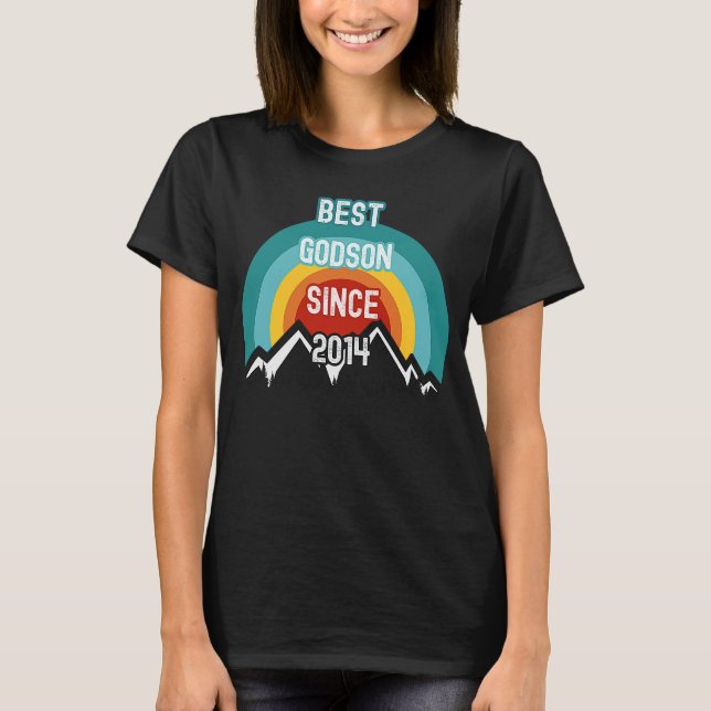 För Godson Best Godson sedan 2014 T Shirt (Framsida)