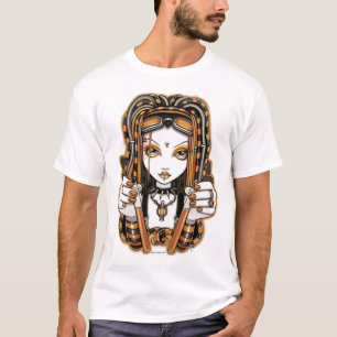 För Goth "för Vivian" TangerineCyber T-tröja fe Tee Shirt