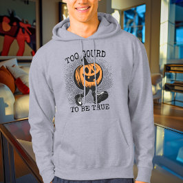 För Gourd för att vara sann - Vintage Pumpkin Hood Hoodie