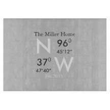 För GPS-koordinater för familj hem- skärbräda för