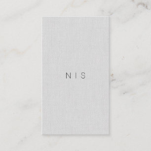 För grå färglinne för klassiker Minimalist lod Visitkort