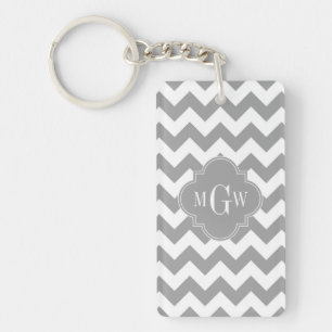 För grå vit sparre grå Quatrefoil 3 Monogram f