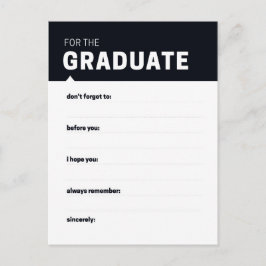 För Grad Keepsaki-rådgivningskort Rådkort