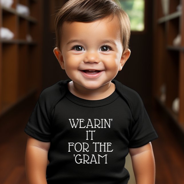 För grammet Baby T Shirt (Choose any color shirt, size or transfer to a different product.)