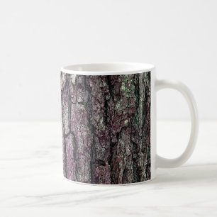 För grässkäll för natur gammala lilor kaffemugg
