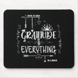 🖱 för Gratitude Chalkboard Musmatta