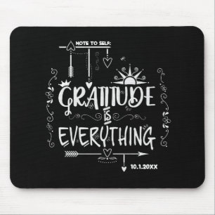 🖱 för Gratitude Chalkboard Musmatta