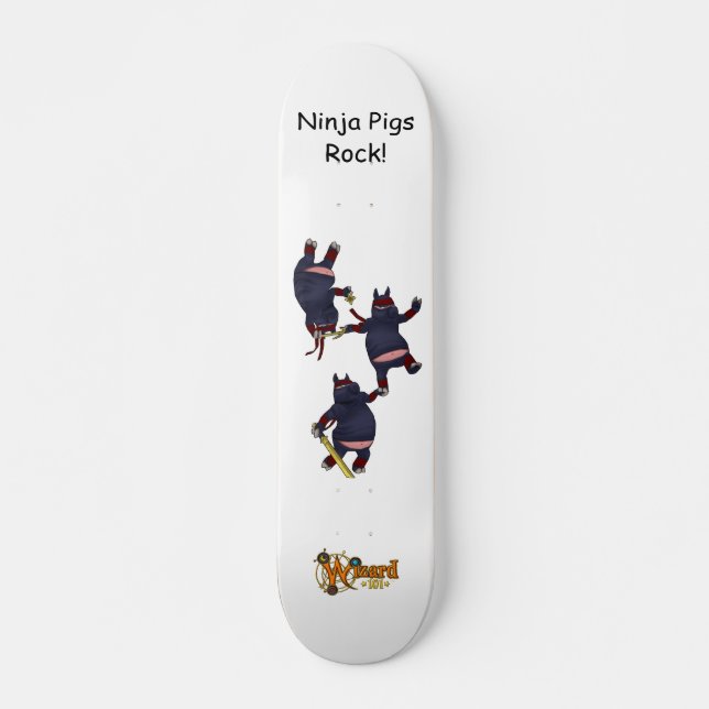 För grissten för Wizard101 Ninja Skateboard (Framsida)