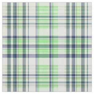 För grön för Madras marinvikt för Mint Preppy  Tyg