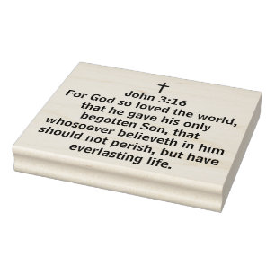 För Gud kärlek, världen John 3:16 Stämpel