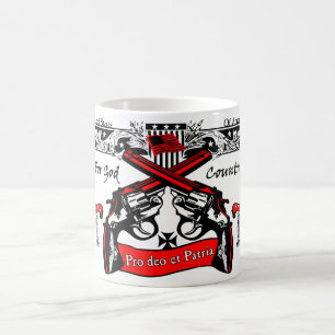 För gud & land! kaffemugg