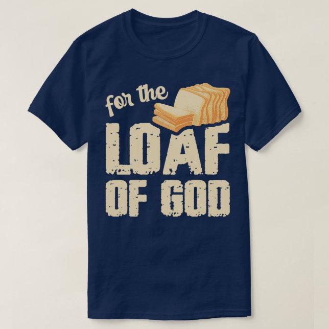För gud Pun till Breadmaker T Shirt (Design framsida)