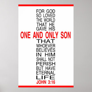 För Gud så älskad poster världen