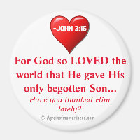 För Gud så älskad världen John 3:16