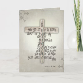 För Gud så älskade Helgdag i världen Helgkort