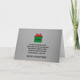 För Gud så älskade världen... Helgkort