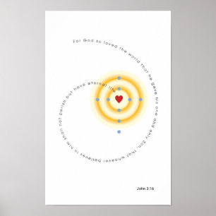 För gud så älskat världsaffischen poster