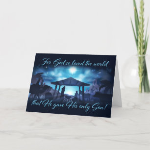 För Gud så älskat World Jul Card Kort