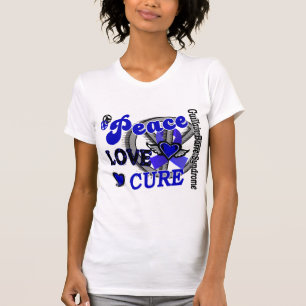 För Guillain för fredkärlekbot 2 syndrom Barre T-shirt
