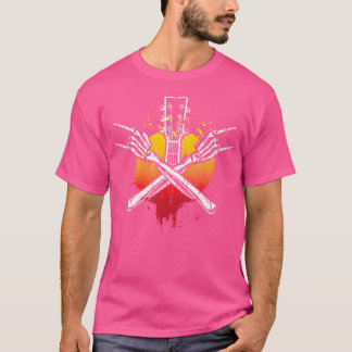 För Guitarist Musician Bass Fläkt Acoustic T Shirt
