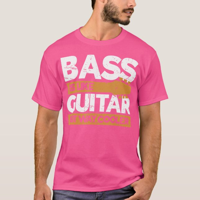För Guitarist Musician Bass Fläkt Acoustic T Shirt (Framsida)