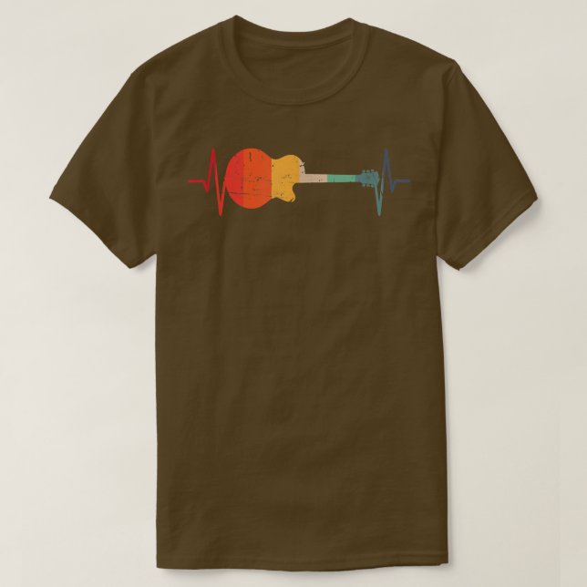 För Guitarist & Musician, Music & Bass FanAcoustic T Shirt (Design framsida)