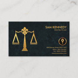 För guld- advokat för Grunge rättvisafjäll för Visitkort