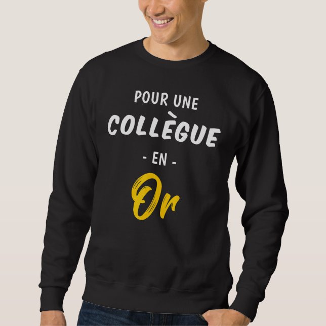 För Guld College Pension Humor Funny Lång Ärmad Tröja (Framsida)