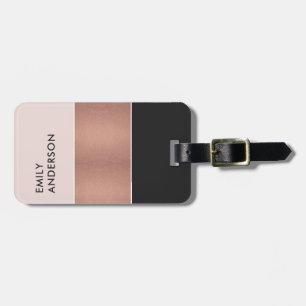 FÖR GULDRODNAD FÖR ELEGANT FÖRKOPPRAR ROSA ROSOR BAGAGEBRICKA