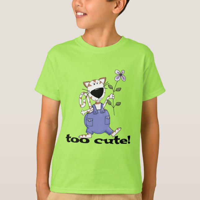 För gulliga kattungeTshirts och gåvor T-shirt (Framsida)