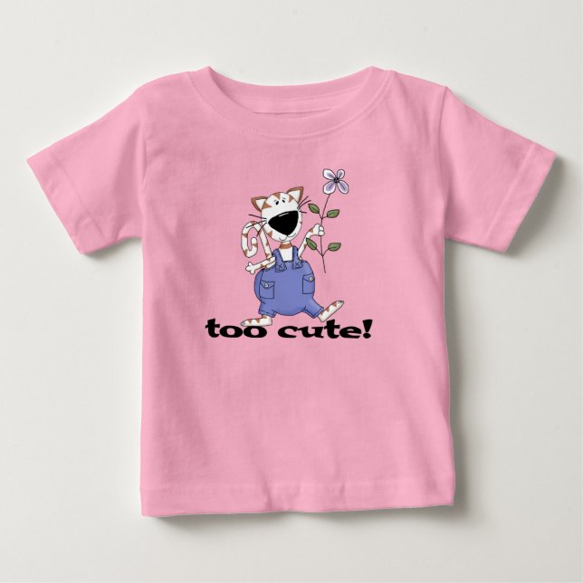 För gulliga kattungeTshirts och gåvor T Shirt (Framsida)