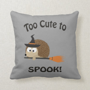 För gulligt att skrämma! Igelkotthäxa Kudde