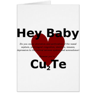 För gulligt (förkoppra Telluride), Hälsningskort