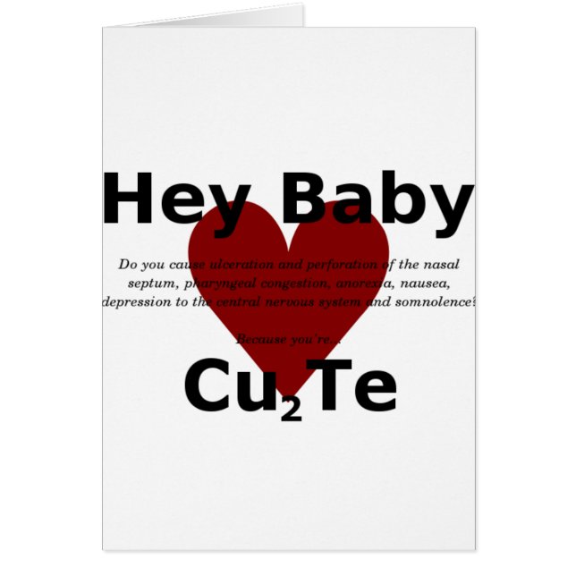 För gulligt (förkoppra Telluride), Hälsningskort (Framsidan)