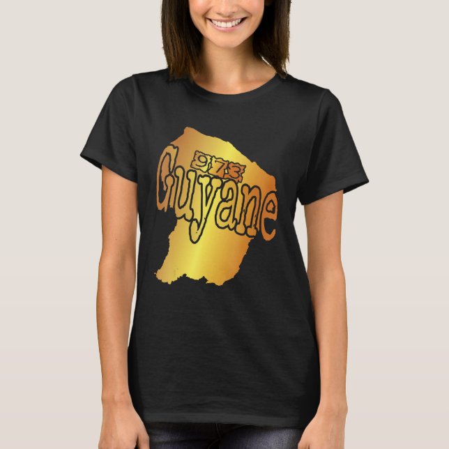 for Guyanese Map of Guyana 973 T Shirt (Framsida)
