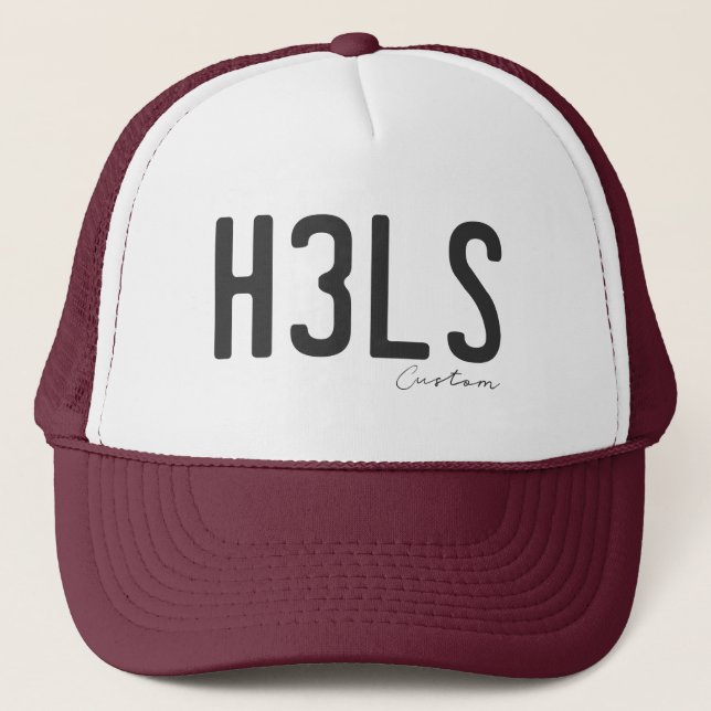 För H3LS lastbilsförarelock YEAH Keps (Framsida)