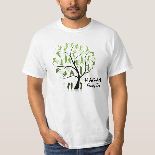 För Hagan 3 för ALTERNATIV 1 (bekläda & dra Tee Shirt (Framsida)